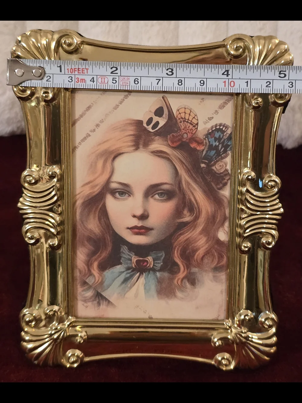 Vintage Philip Whitney Ltd. Ornate Gold Baroque Photo Frame (3.5